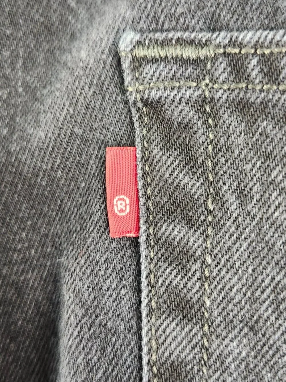 Levi’s 501 Black Jeans Men’s 38x30 Button Fly Blank Tab Mexico